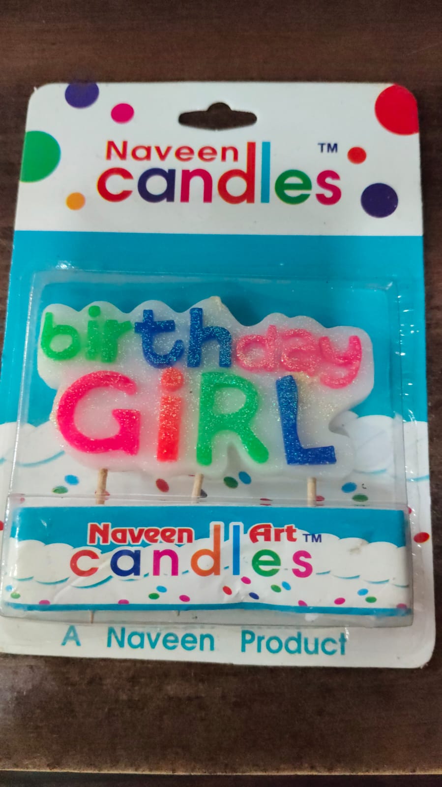 Birthday Girl Designer Candle
